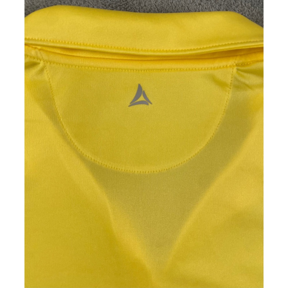 Bermuda Sands Womens XL Yellow Performance Polo Shirt Short Slv Wick Away Golf - Picture 8 of 9